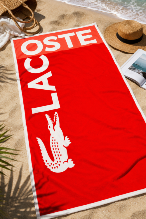 Beach Towel Lacoste Orange