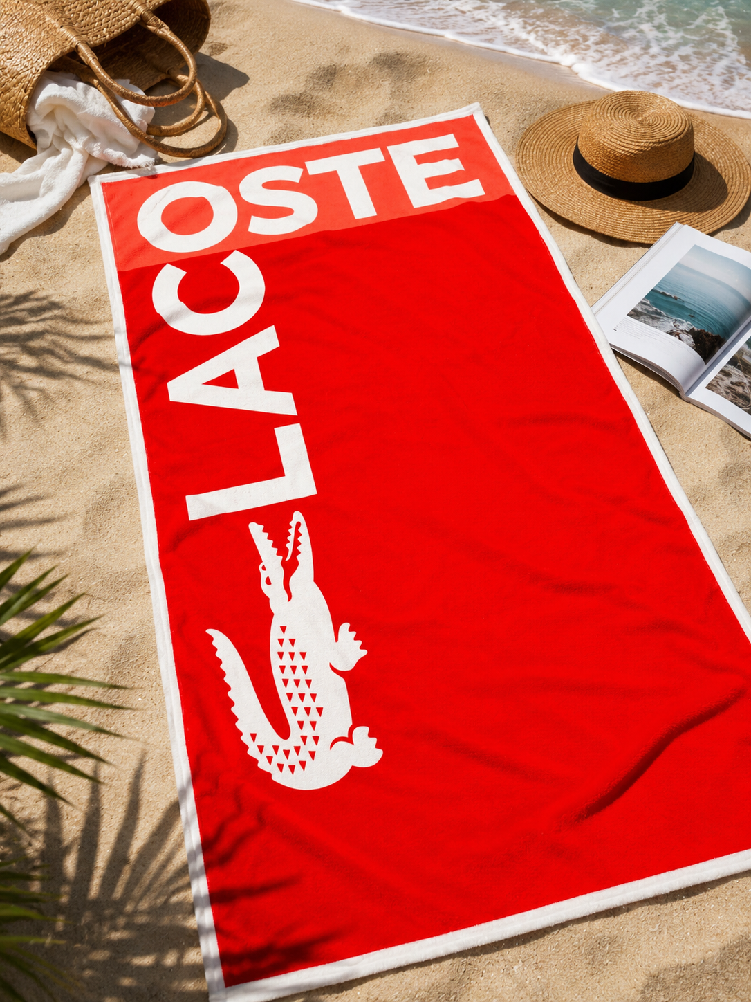 Beach Towel Lacoste Orange