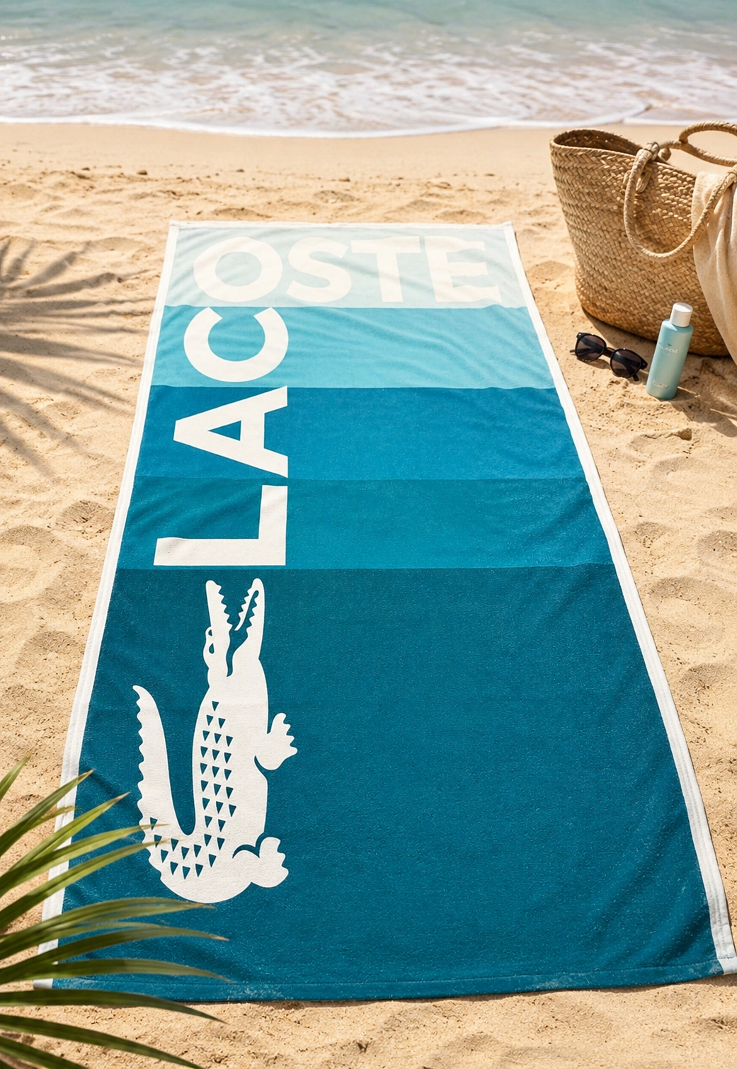 Beach Towel Lacoste Green