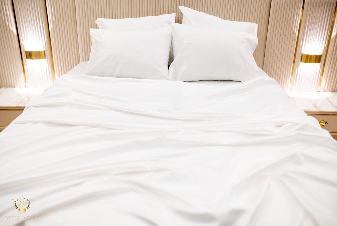 Plain Bed Set White