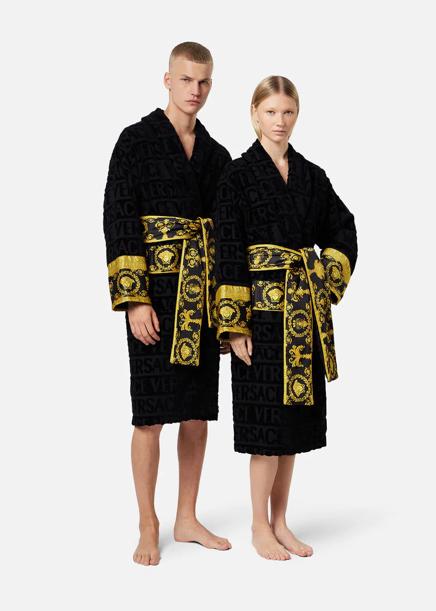 Versace Bathrobe Black