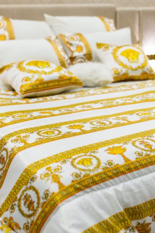 Versace Duvet White