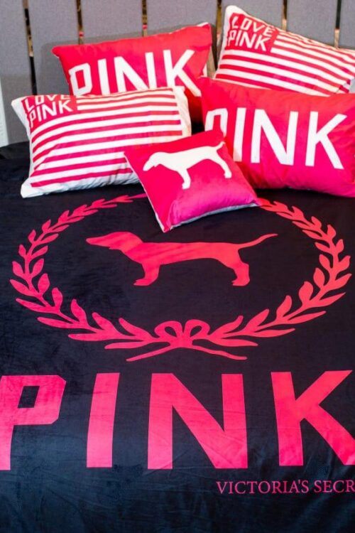 Pink Duvet Black&Hot Pink