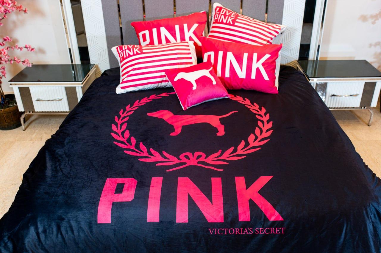 Pink Duvet Black&Hot Pink