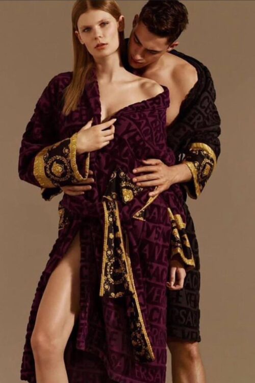 Versace Bathrobe Dark Red