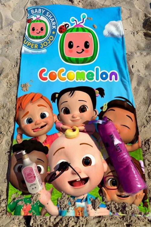 Cocomelon beach towel